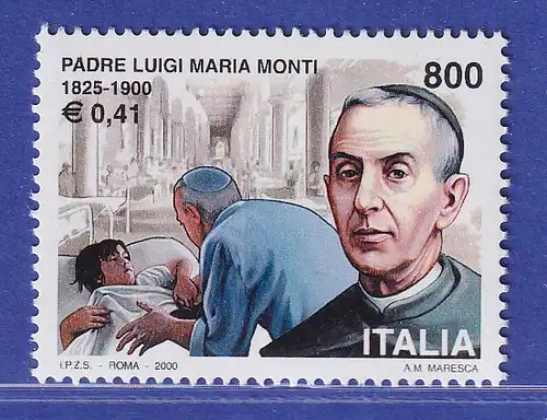 Italien 2000 Pater Luidi Maria Monti  Mi.-Nr. 2724 **
