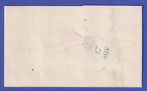 Hannover Brief mit Zweikreisstempel EBSTORF 1853