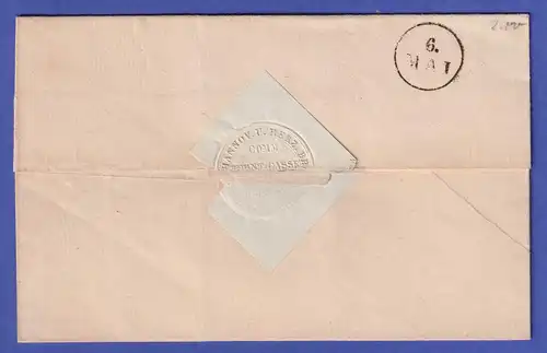 Hannover Vorphila-Brief mit Einkreisstempel GOSLAR 1845 (?)