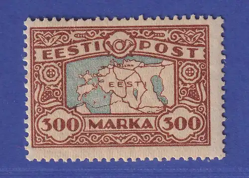 Estland 1924 Landkarte  Mi.-Nr. 54  postfrisch **