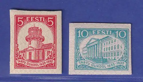 Estland 1932 Universität Dorpat  Mi.-Nr. 94-95 U postfrisch ** / MNH