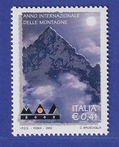 Italien 2002 Internationales Jahr der Berge,  Monviso (3841m)  Mi.-Nr. 2826 **