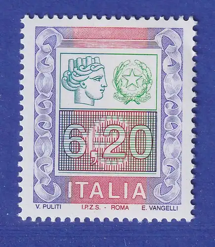 Italien 2002 Freimarke Italia € 6,20  Mi.-Nr. 2828 **