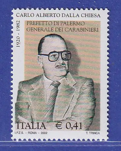 Italien 2002 Carlo Alberto Dalla Chiesa, Präfekt von Palermo Mi.-Nr. 2868 **