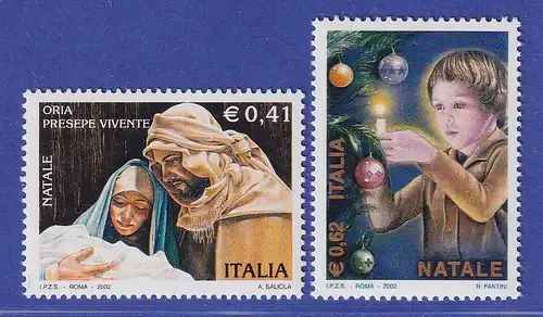 Italien 2002 Weihnachten  Mi.-Nr. 2881-82 **