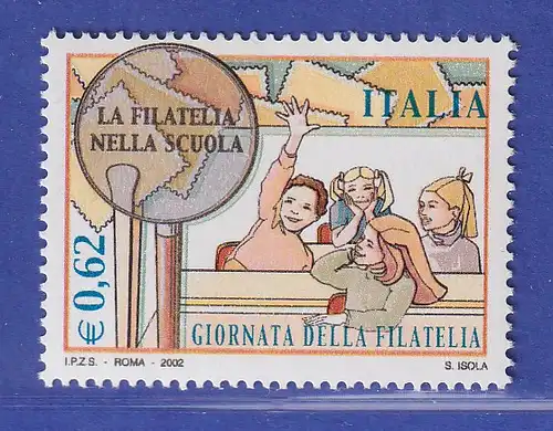 Italien 2002 Tag der Briefmarke: Philatelie in der Schule Mi.-Nr. 2886 **