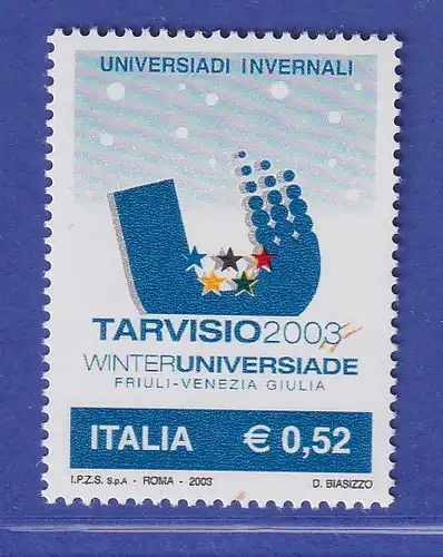 Italien 2003 Winter-Universiade, Tarvisio  Mi.-Nr. 2889 **