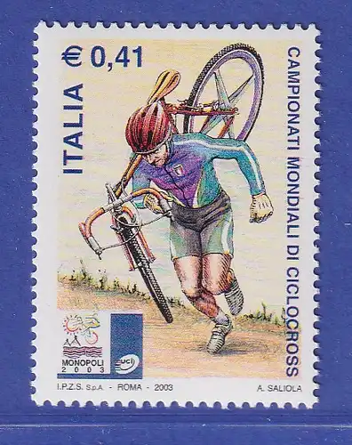 Italien 2003 WM im Querfeldeinradfahren, Monopoli Mi.-Nr. 2891 **
