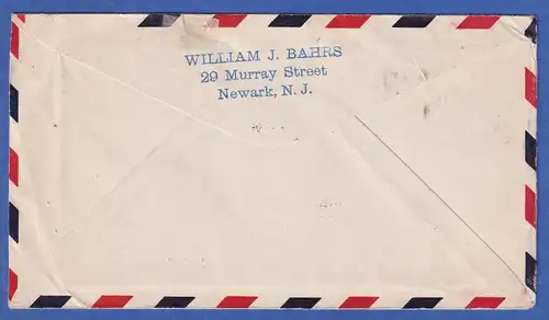 Dt. Reich Zeppelin Südamerikafahrt 1930 Mi.-Nr 438 auf Brief in die USA,Bordpost