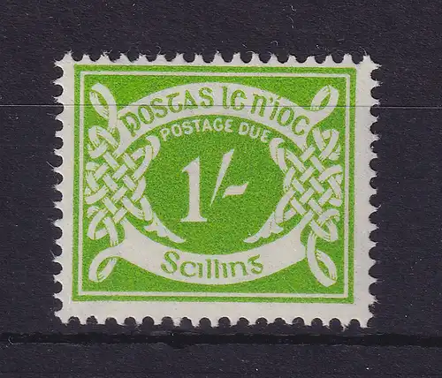 Irland 1969 Portomarke 1 Schilling  Mi.-Nr. 14  postfrisch ** 