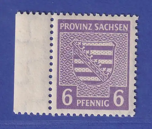 SBZ Provinz Sachsen 1945 Wappen Mi.-Nr. 76 X b postfrisch ** gpr. STRÖH BPP