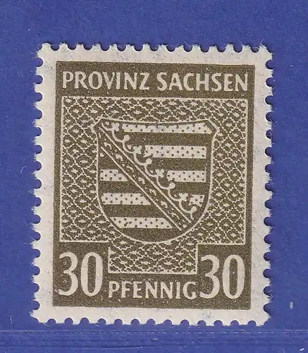 SBZ Provinz Sachsen 1945 Wappen Mi.-Nr. 83 X b postfrisch ** gpr. STRÖH BPP