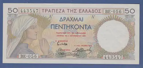 Banknote Griechenland 50 Drachmen 1935