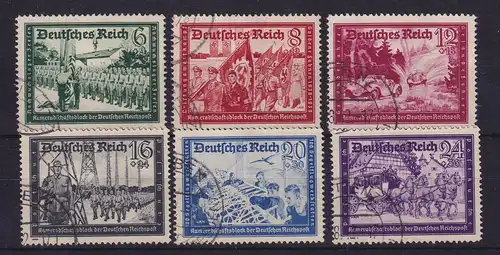 Dt. Reich 1941 Kameradschaftsblock Reichspost Mi.-Nr. 773-78 Satz kpl. O 