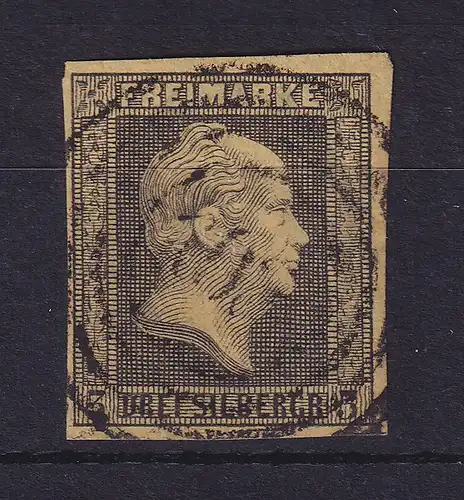 Preußen König Friedrich Wilhelm IV. 2 Sgr  Mi-Nr. 4 gestempelt