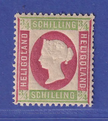 Helgoland 1873 Queen Victoria 3/4 Schilling  Mi-Nr. 9 postfrisch **