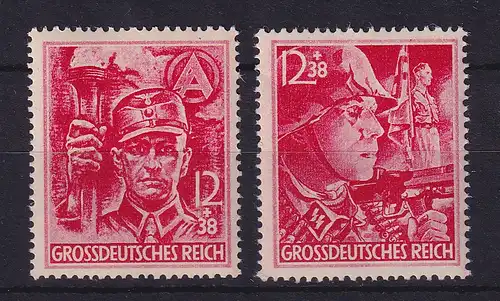 Deutsches Reich 1945 SA und SS  Mi-Nr. 909-910  postfrisch **