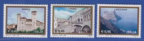 Italien 2004 Tourismus  Mi.-Nr. 2963-65 ** 
