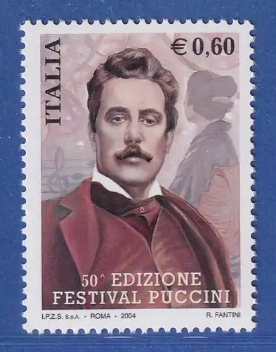 Italien 2004 50. Puccini-Festival, Komponist  Mi.-Nr. 2977 ** 