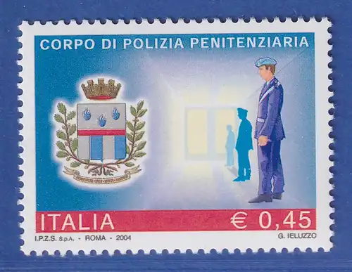 Italien 2004 Staatliche Institutionen (XV): Gefängnispolizei  Mi.-Nr. 2980 ** 