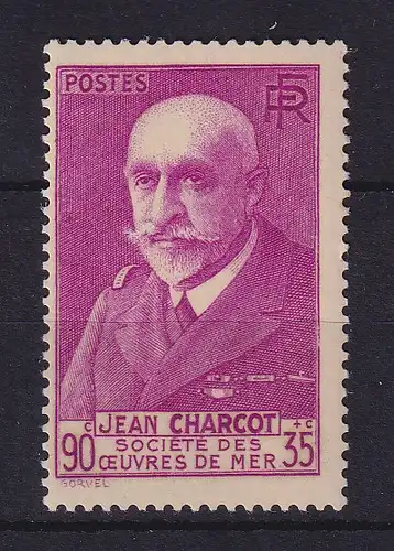 Frankreich 1939 Jean Charcot  Mi-Nr. 460 postfrisch **