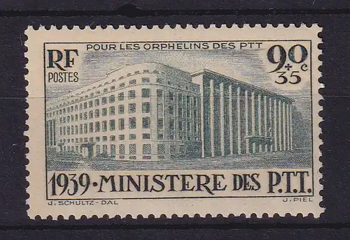 Frankreich 1939 Postministerium Mi-Nr. 442 postfrisch **