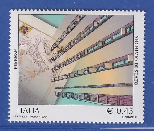 Italien 2004 Staatsarchiv, Florenz  Mi.-Nr. 2992 ** 