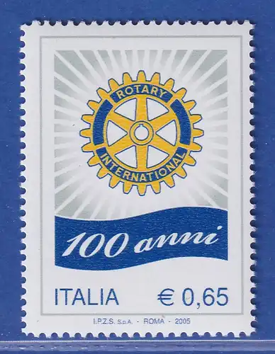 Italien 2005 100 Jahre Rotary International  Mi.-Nr. 3016 ** 