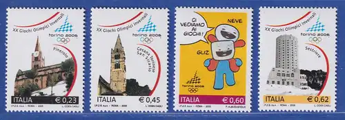 Italien 2005 Olympische Winterspiele 2006, Turin (III).  Mi.-Nr. 3023-26 ** 