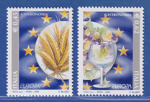 Italien 2005 Europa: Gastronomie  Mi.-Nr. 3031-32 ** 