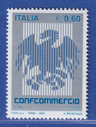 Italien 2005 Verband aus Handel Gewerbe Tourismus, CONFCOMMERCIO Mi.-Nr.3034 ** 