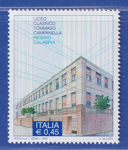 Italien 2005 Humanistisches Gymnasium Tommaso Campanella Mi.-Nr. 3035 ** 