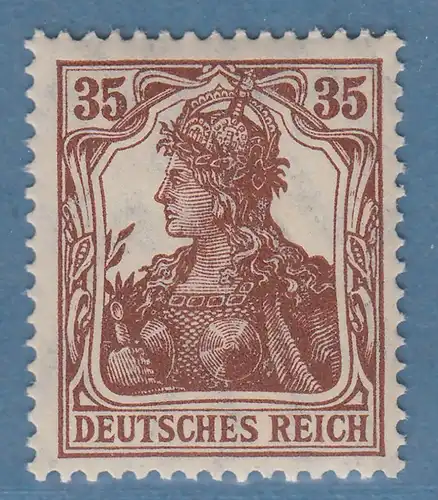 Dt. Reich Germania 35Pfg  Mi.-Nr. 103 b ** gpr. Bauer BPP