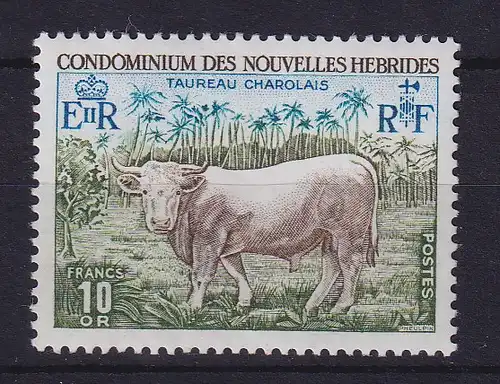 Neue Hebriden 1975 Charolais-Rind Mi.-Nr. 406 postfrisch **