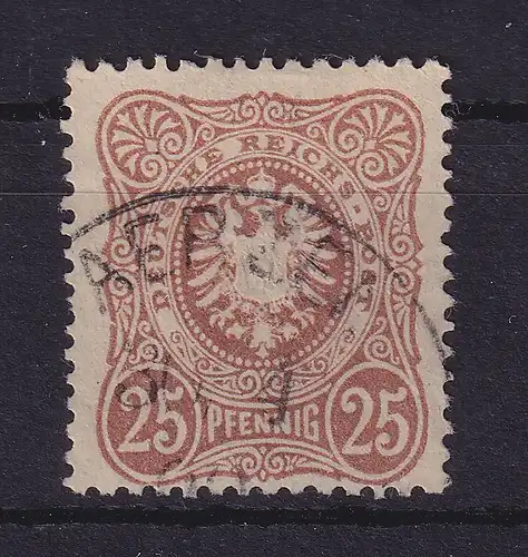 Deutsches Reich 25 Pfennig Mi.-Nr. 43 II ca  gestempelt gpr. ZENKER BPP