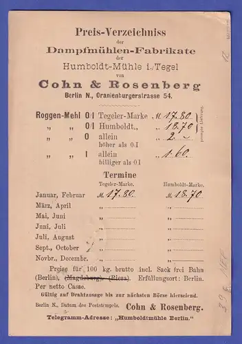 Dt. Reich 3 Pfg Mi.-Nr. 39 c als MEF auf Postkarte O BERLIN nach Hersbruck 1887