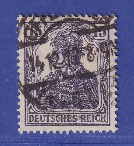Deutsches Reich 1917 Germania 15 Pfg Mi.-Nr. 101 c O gpr. INFLA Berlin