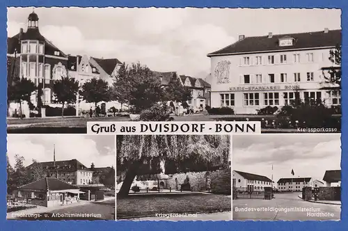 AK Gruß aus Duisdorf - Bonn  5 Ansichten s/w , unbeschrieben