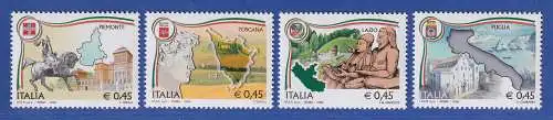 Italien 2006 Regionen Piemont, Toskana, Latium, Apulien Mi.-Nr. 3111-14 ** 