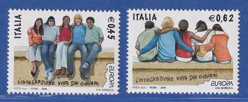 Italien 2006 Europa: Integration Mi.-Nr. 3118-19 ** 