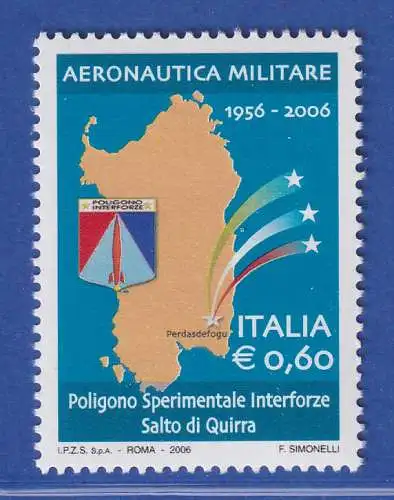 Italien 2006 Sardinien milit. Sperrgebiet Salto di Quirra  Mi.-Nr. 3125 ** 