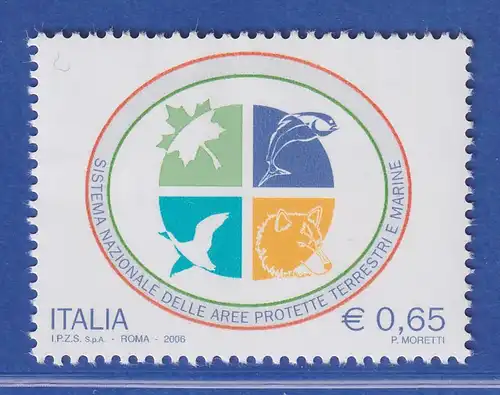 Italien 2006 Organisation für Naturschutzgebiete Mi.-Nr. 3141 ** 