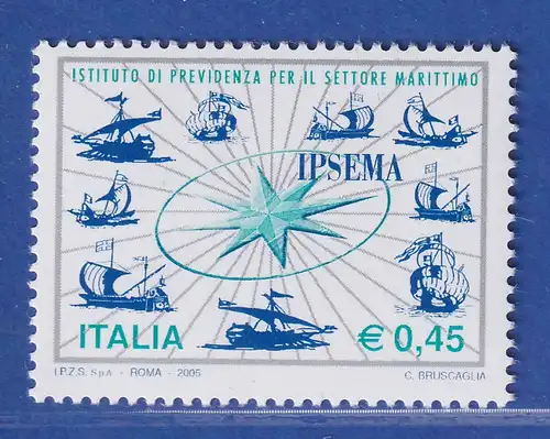Italien 2005 Staatliche Institutionen: Vorsorgewerk für Seeleute Mi.-Nr.3047 ** 