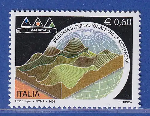Italien 2006 Internationaler Tag der Berge  Mi.-Nr. 3103 ** 