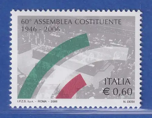 Italien 2006 Wahl zur Nationalversammlung Mi.-Nr. 3122 ** 