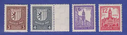 SBZ West-Sachsen Abschiedsserie Mi.-Nr. 150-155 X postfrisch ** Attest STRÖH BPP