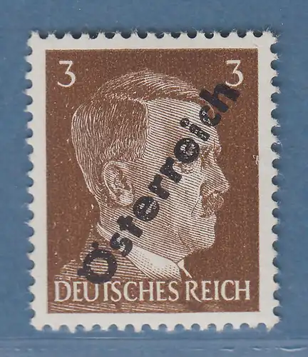 Österreich 1945 Aushilfsausgabe 3Pf. Mi.-Nr. IVb ** geprüft