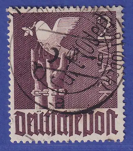 SBZ Bezirkshandstempel OPD 36 Frankfurt auf 2 Mark Taube Mi.-Nr. IIb VII O gpr