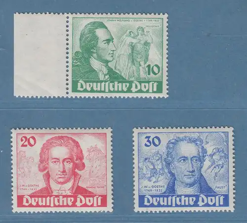 Berlin Goethesatz Mi.-Nr 61-63 kpl. postfrisch