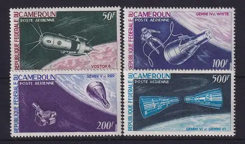 Kamerun Raumfahrt Gemini, Wostok Mi.-Nr. 449-52  ** / MNH